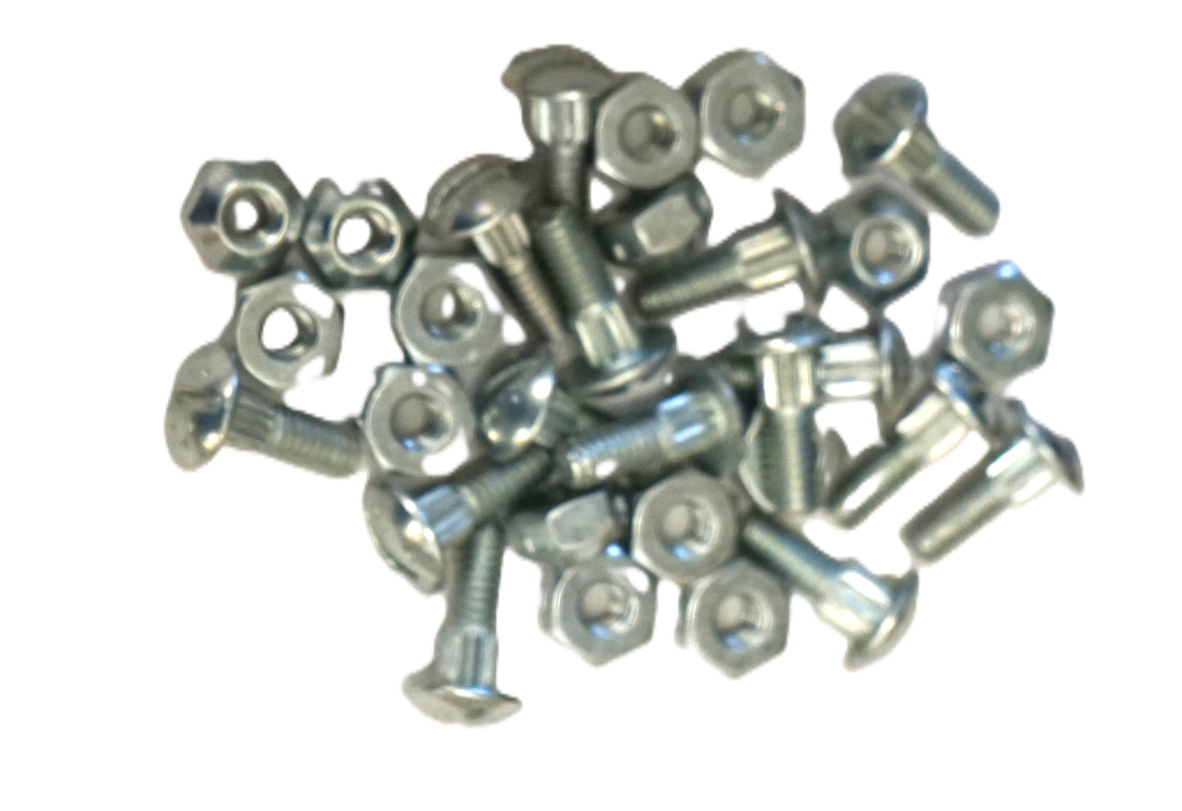 17210 | PACKAGE,7/32"X 1"BOLTS/NUTS(25)